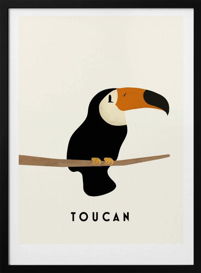 Tucan - Stretched Canvas, Poster or Fine Art Print I Heart Wall Art