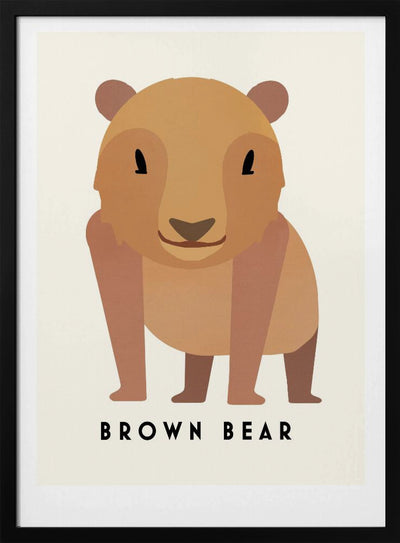 Bear - Stretched Canvas, Poster or Fine Art Print I Heart Wall Art