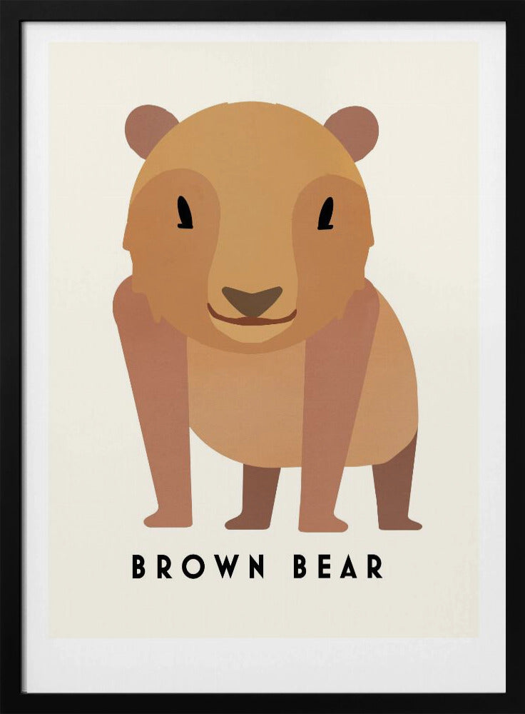 Bear - Stretched Canvas, Poster or Fine Art Print I Heart Wall Art