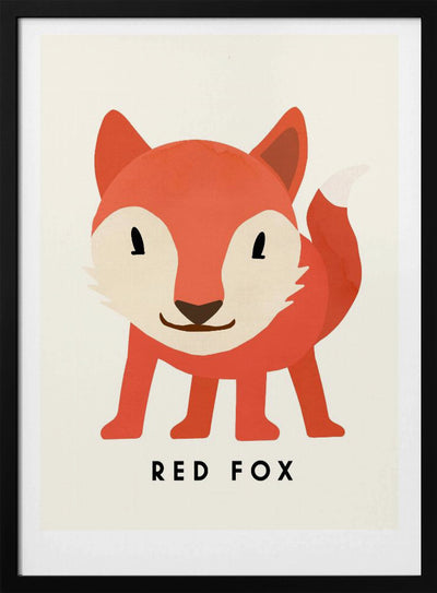 Red Fox - Stretched Canvas, Poster or Fine Art Print I Heart Wall Art