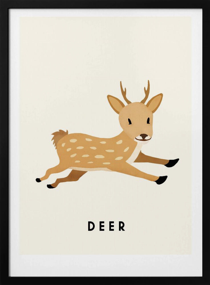 Deer - Stretched Canvas, Poster or Fine Art Print I Heart Wall Art