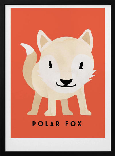 Polar Fox - Stretched Canvas, Poster or Fine Art Print I Heart Wall Art