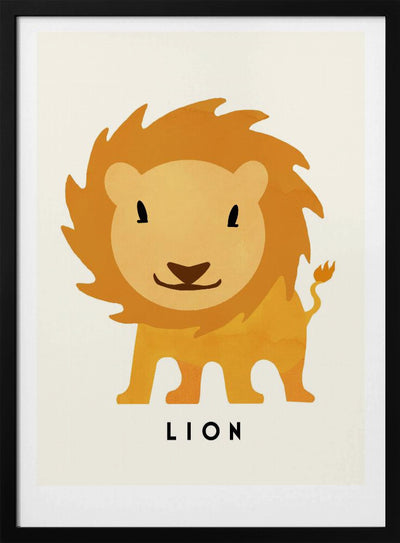 Lion - Stretched Canvas, Poster or Fine Art Print I Heart Wall Art