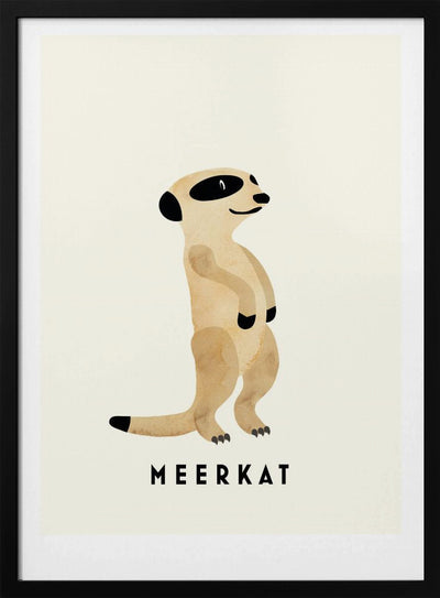 Meerkat - Stretched Canvas, Poster or Fine Art Print I Heart Wall Art