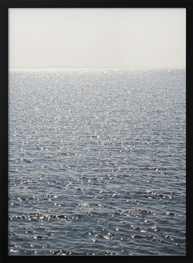 Sunkissed Ocean - Stretched Canvas, Poster or Fine Art Print I Heart Wall Art