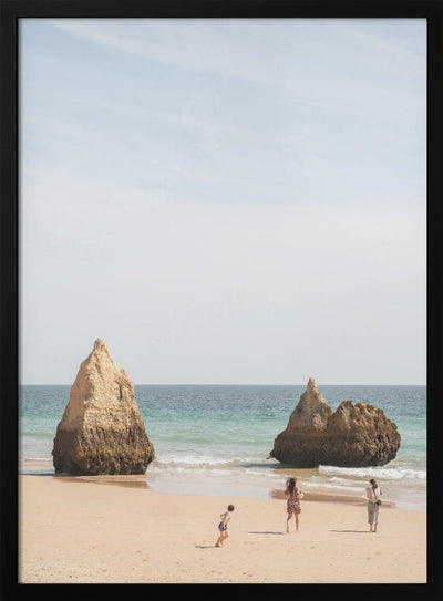 Portugese Beach - Stretched Canvas, Poster or Fine Art Print I Heart Wall Art