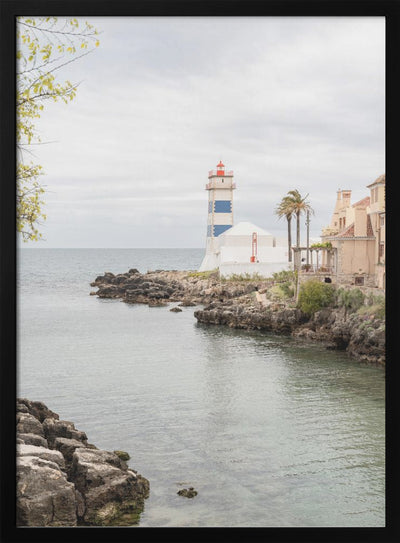 The Cascais Lighthouse - Stretched Canvas, Poster or Fine Art Print I Heart Wall Art