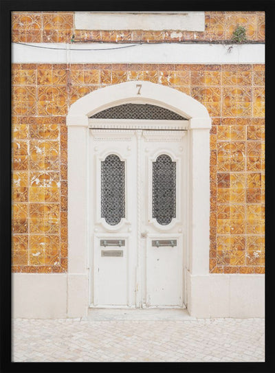 The Cascais Door - Stretched Canvas, Poster or Fine Art Print I Heart Wall Art