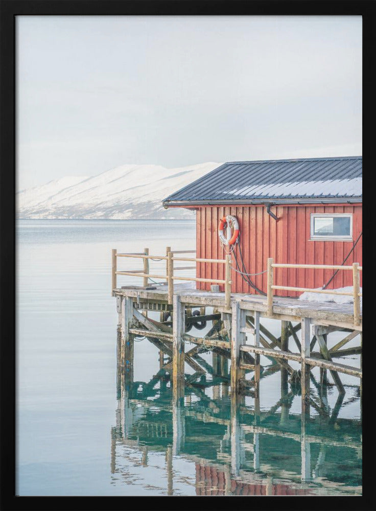 Winter in Norway - Stretched Canvas, Poster or Fine Art Print I Heart Wall Art