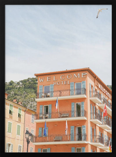 The Welcome Hotel - Stretched Canvas, Poster or Fine Art Print I Heart Wall Art