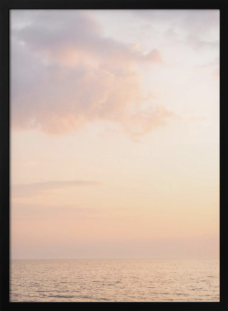 Pastel Color Sunset - Stretched Canvas, Poster or Fine Art Print I Heart Wall Art