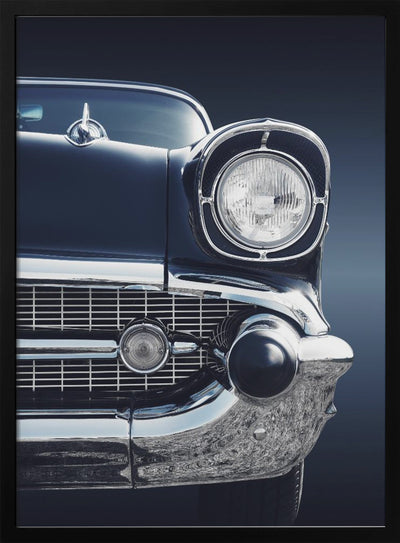 American classic car Bel Air 1957 Front - Stretched Canvas, Poster or Fine Art Print I Heart Wall Art