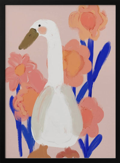 Goose At Spring - Stretched Canvas, Poster or Fine Art Print I Heart Wall Art