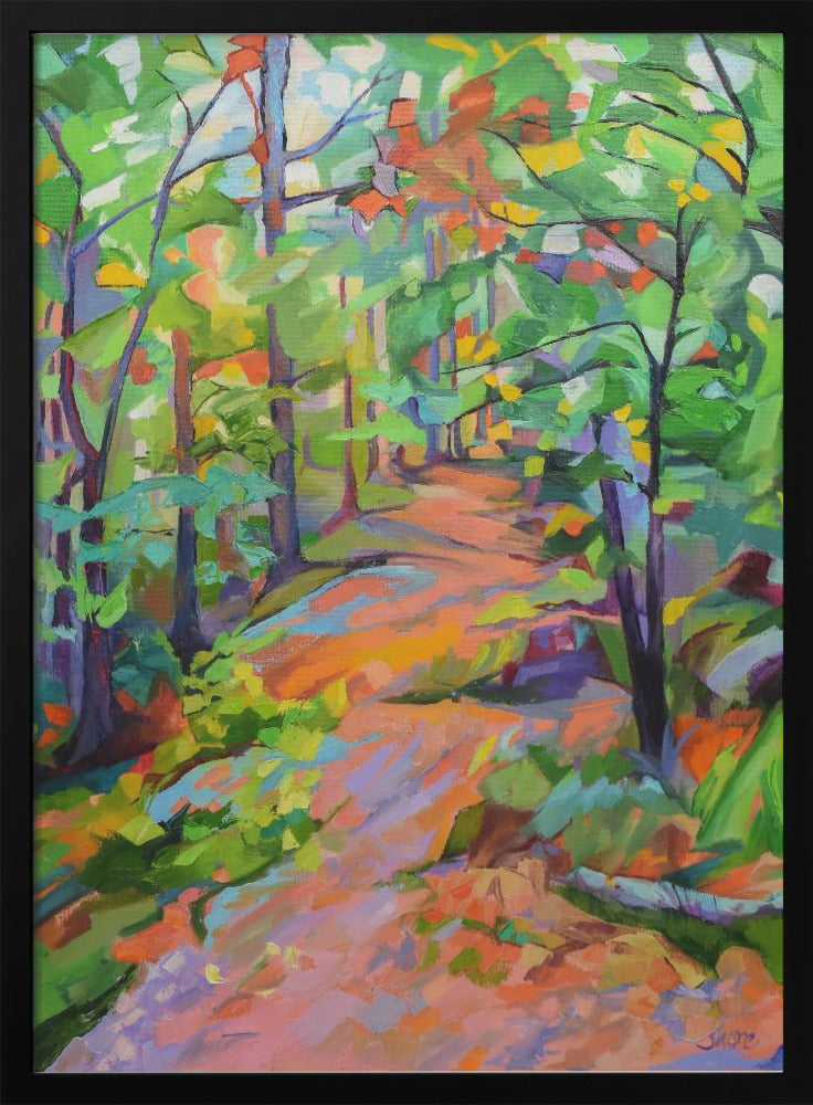 Forest Walk - Stretched Canvas, Poster or Fine Art Print I Heart Wall Art