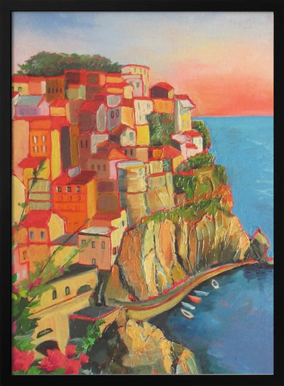 One of Five In Cinque Terre - Stretched Canvas, Poster or Fine Art Print I Heart Wall Art