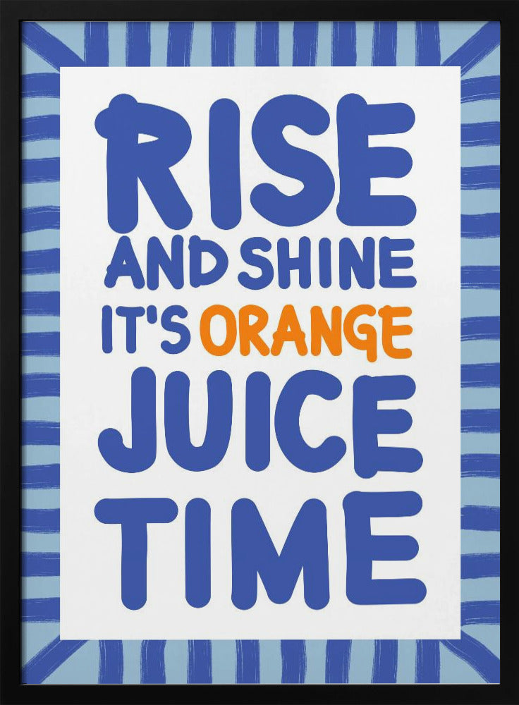 Morning Citrus Joy - Stretched Canvas, Poster or Fine Art Print I Heart Wall Art