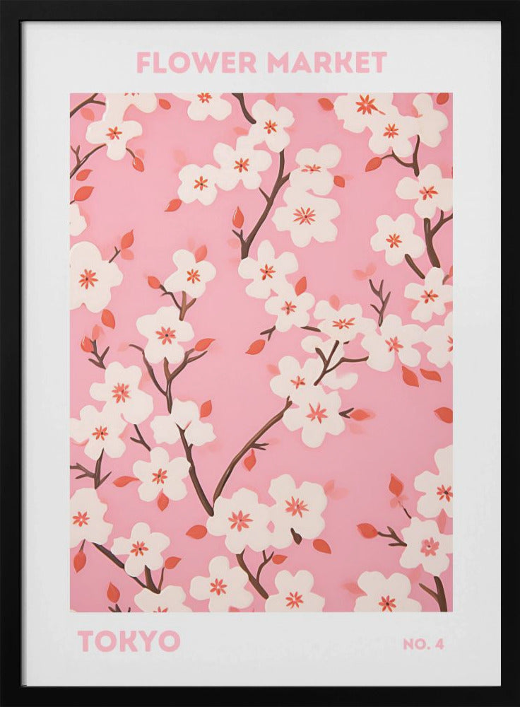 Flower Market Tokyo - Stretched Canvas, Poster or Fine Art Print I Heart Wall Art