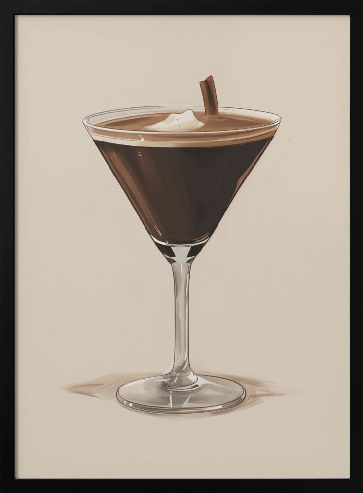 Espresso Martini - Jolly and Dash - Stretched Canvas, Poster or Fine Art Print I Heart Wall Art