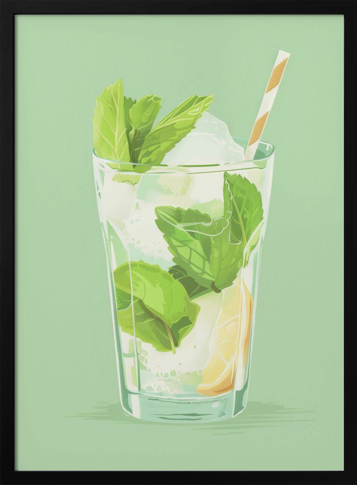 Mojito - Jolly and Dash - Stretched Canvas, Poster or Fine Art Print I Heart Wall Art