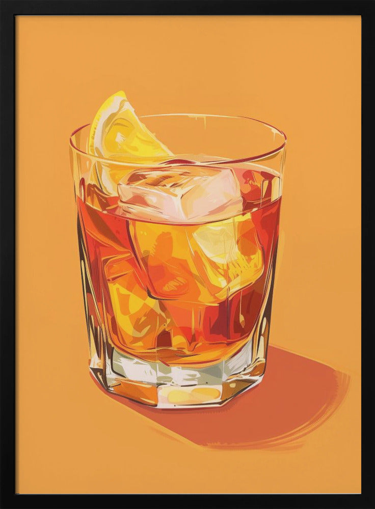 Negroni - Jolly and Dash - Stretched Canvas, Poster or Fine Art Print I Heart Wall Art