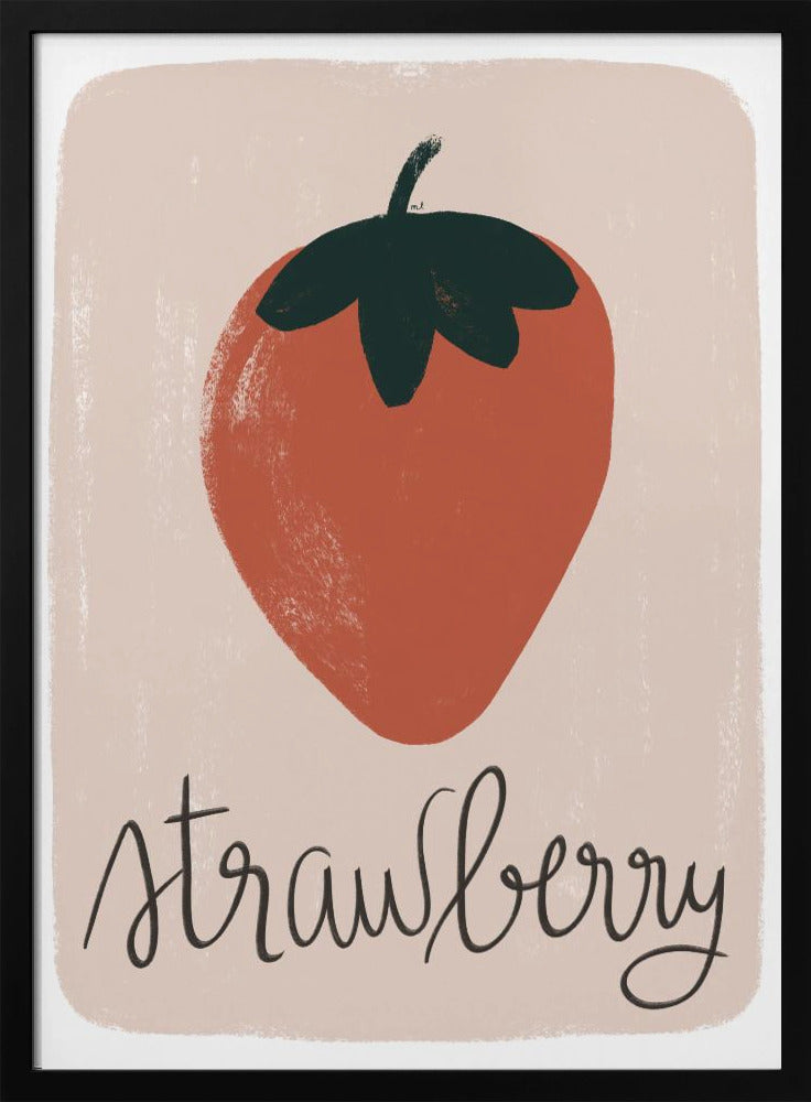 Strawberry - Stretched Canvas, Poster or Fine Art Print I Heart Wall Art