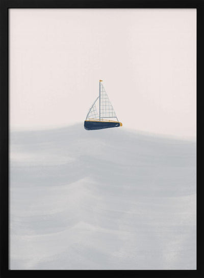 Sailing Boat - Stretched Canvas, Poster or Fine Art Print I Heart Wall Art