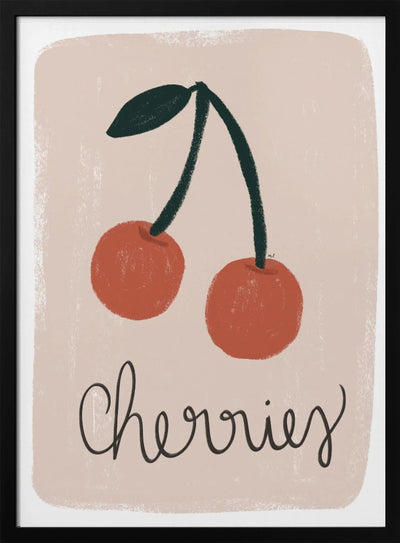 Cherries - Stretched Canvas, Poster or Fine Art Print I Heart Wall Art