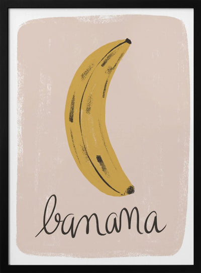 Banana - Stretched Canvas, Poster or Fine Art Print I Heart Wall Art