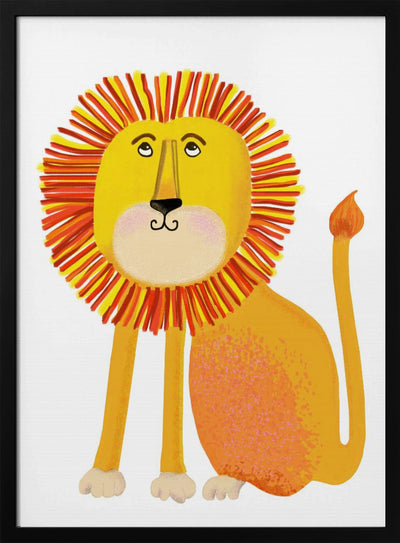 Lion - Stretched Canvas, Poster or Fine Art Print I Heart Wall Art