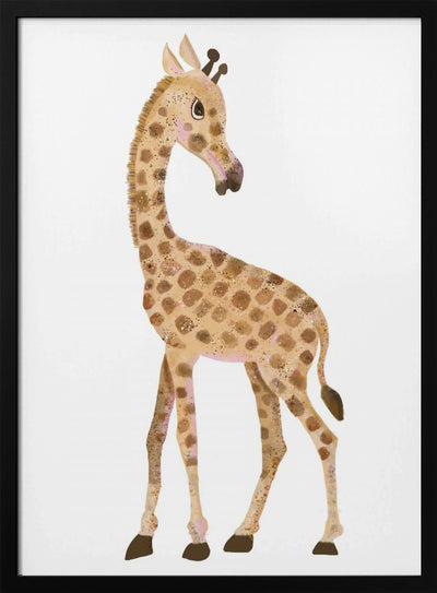 Giraffe - Stretched Canvas, Poster or Fine Art Print I Heart Wall Art