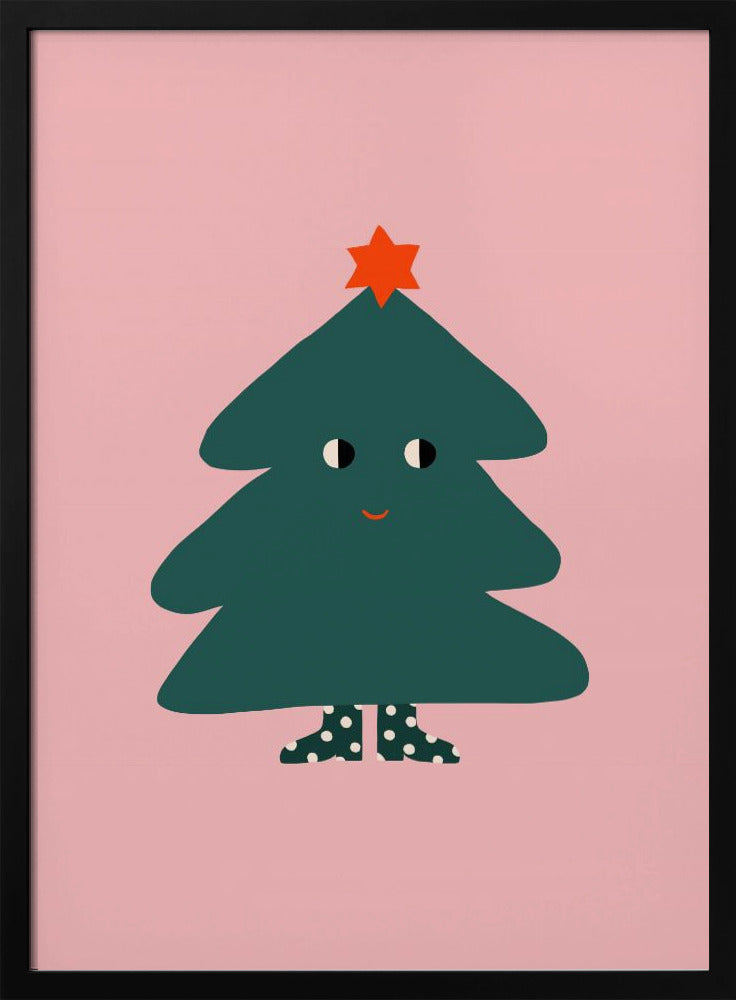 Christmas Tree - Stretched Canvas, Poster or Fine Art Print I Heart Wall Art