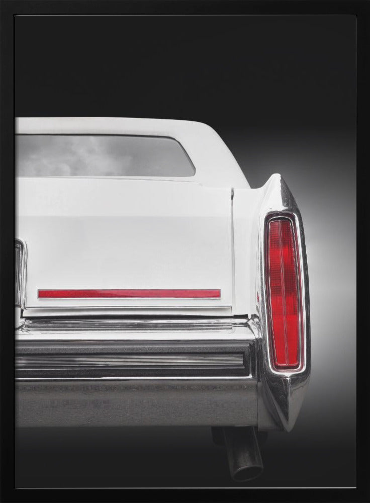 American classic car Brougham 1987 Rear - Stretched Canvas, Poster or Fine Art Print I Heart Wall Art