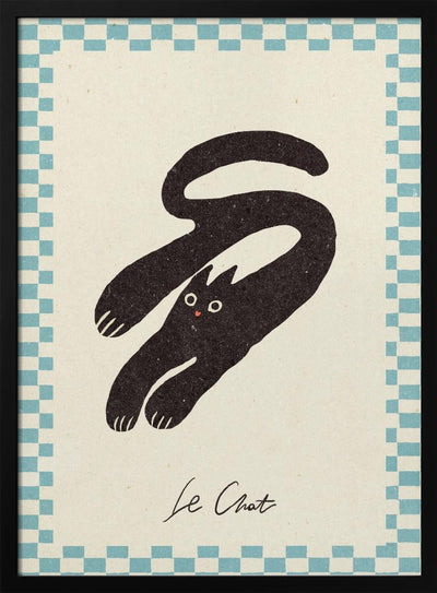 Le Chat - Stretched Canvas, Poster or Fine Art Print I Heart Wall Art