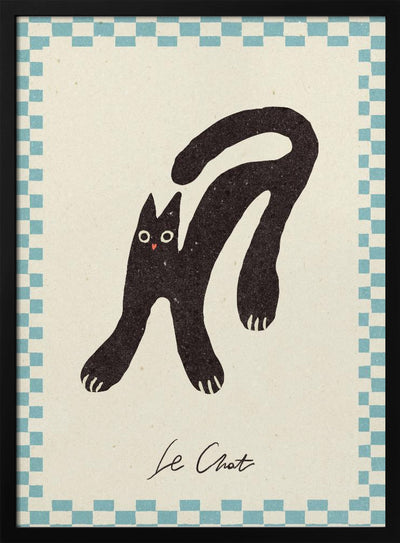 Le Chat - Stretched Canvas, Poster or Fine Art Print I Heart Wall Art