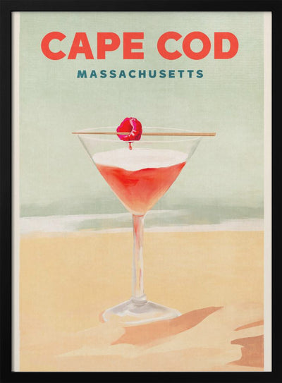 Cape Cod Cocktail Tall Poster - Stretched Canvas, Poster or Fine Art Print I Heart Wall Art