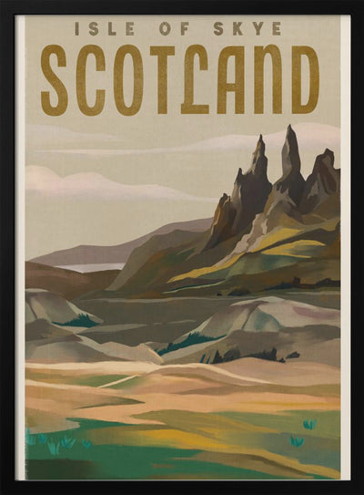 Isle of Skye Poster - Stretched Canvas, Poster or Fine Art Print I Heart Wall Art