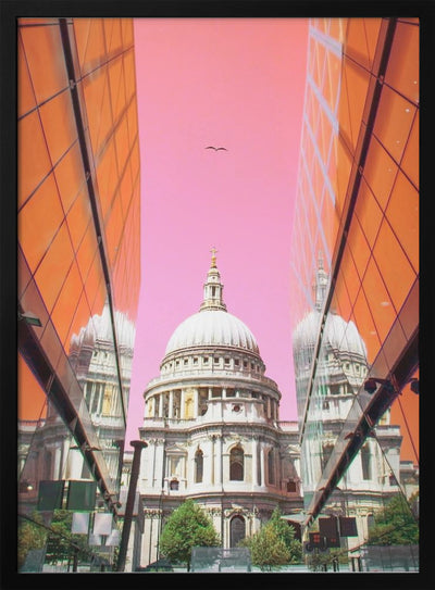 St Pauls View - Stretched Canvas, Poster or Fine Art Print I Heart Wall Art