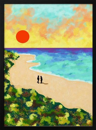 Golden Glow - Stretched Canvas, Poster or Fine Art Print I Heart Wall Art
