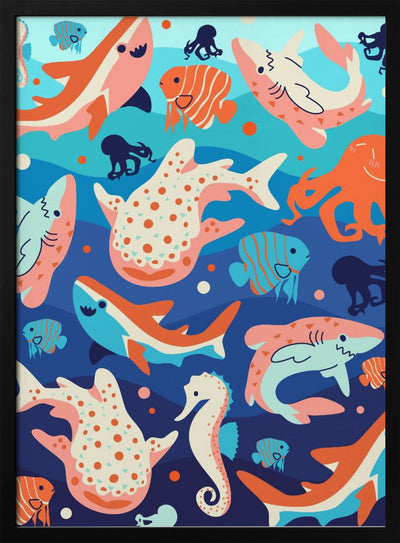 Ocean Wonders - Stretched Canvas, Poster or Fine Art Print I Heart Wall Art