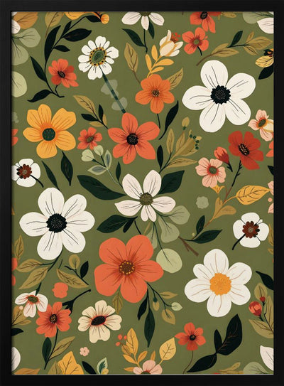 Garden Stroll - Stretched Canvas, Poster or Fine Art Print I Heart Wall Art