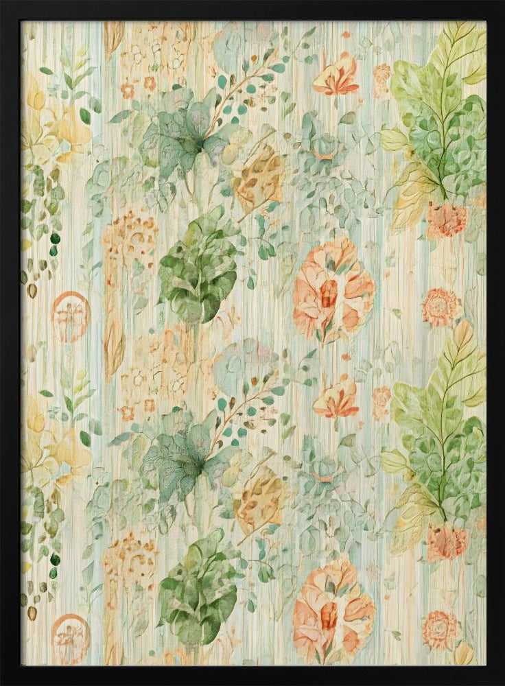 Soft Botanical Dream - Stretched Canvas, Poster or Fine Art Print I Heart Wall Art
