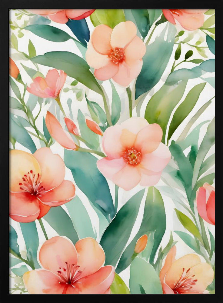Fresh Spring Botanicals - Stretched Canvas, Poster or Fine Art Print I Heart Wall Art
