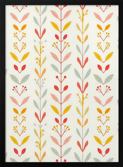 Muted Fall Stripes - Stretched Canvas, Poster or Fine Art Print I Heart Wall Art