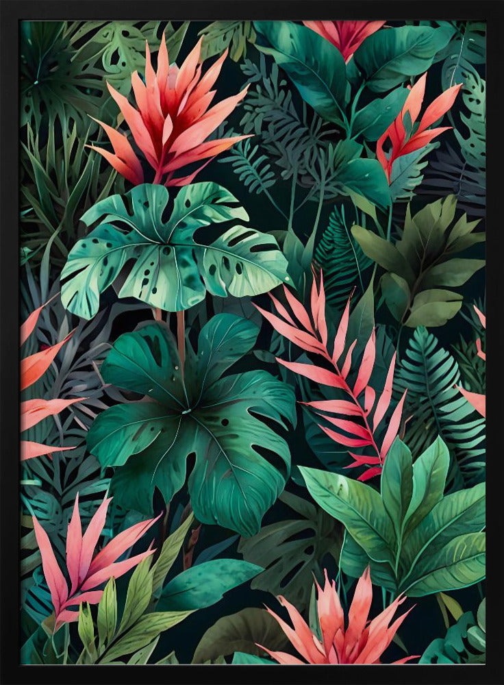 Rainforest Fantasy - Stretched Canvas, Poster or Fine Art Print I Heart Wall Art