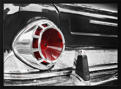 US classic car 1963 New Yorker rear abstract - Stretched Canvas, Poster or Fine Art Print I Heart Wall Art