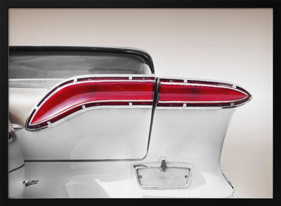 US classic car 1958 taillight abstract - Stretched Canvas, Poster or Fine Art Print I Heart Wall Art