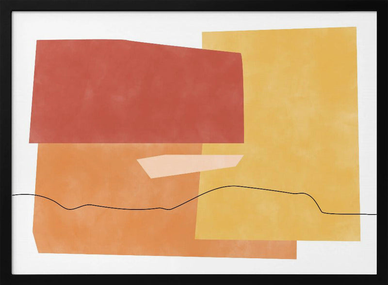 Abstract Horizons - Stretched Canvas, Poster or Fine Art Print I Heart Wall Art