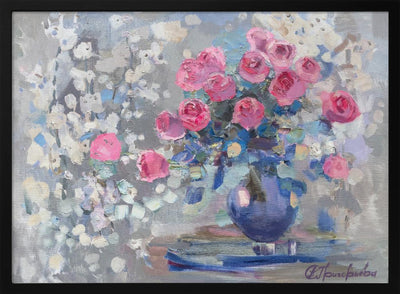 ROSES. SPRING TENDERNESS - Stretched Canvas, Poster or Fine Art Print I Heart Wall Art