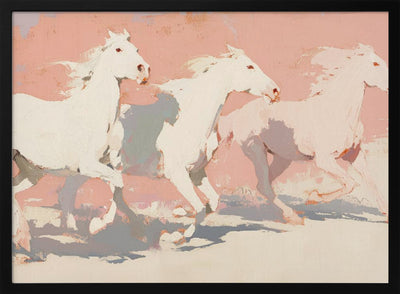 Wild horses no 2 - Stretched Canvas, Poster or Fine Art Print I Heart Wall Art