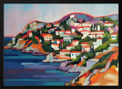 Hydra Island - Stretched Canvas, Poster or Fine Art Print I Heart Wall Art